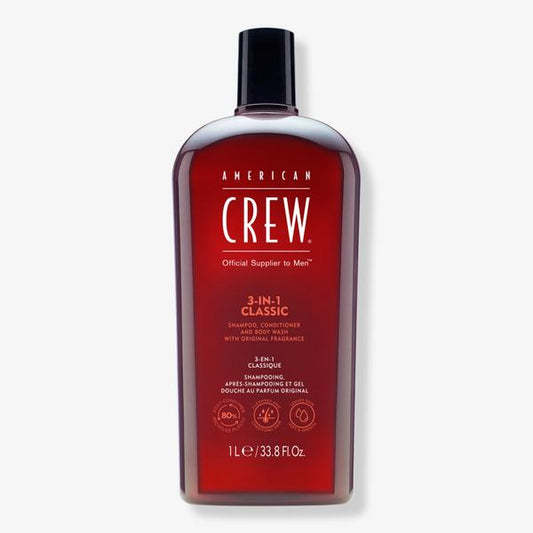 American Crew   3-In-1 Shampoo, Conditioner and Body Wash