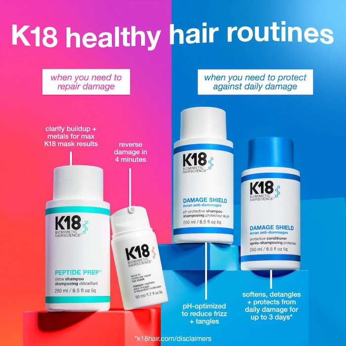 K18 Biomimetic Hairscience  DAMAGE SHIELD Protective Conditioner